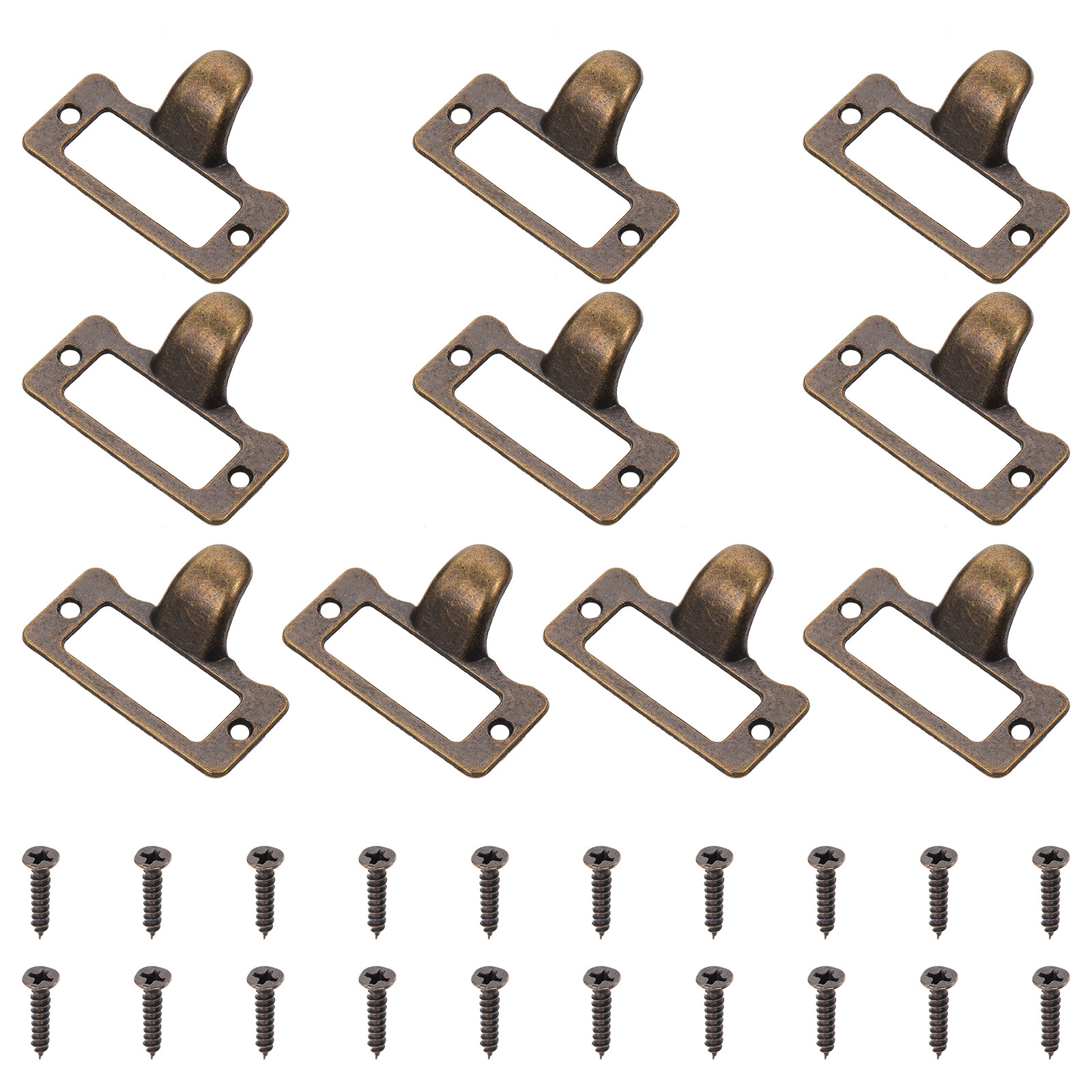 Woodworking Names - 10Pcs Finish Label Pull Handle Zinc