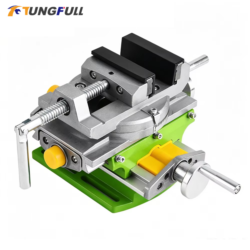 Woodworking Vise - TUNGFULL 2 in 1 Milling Drilling