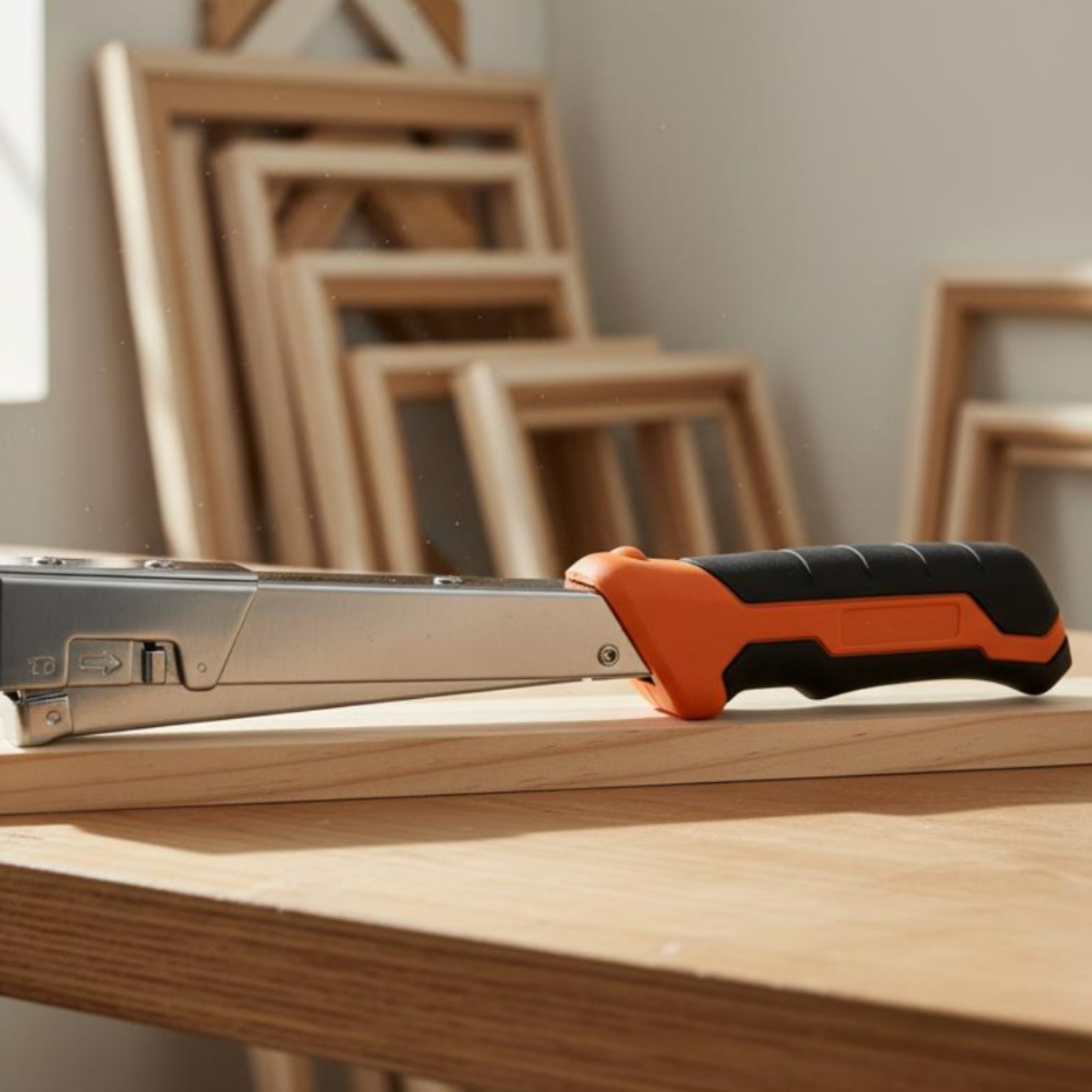 Woodworking Hammer - Manual Hammer Stapler Ergonomic Handle Hammer