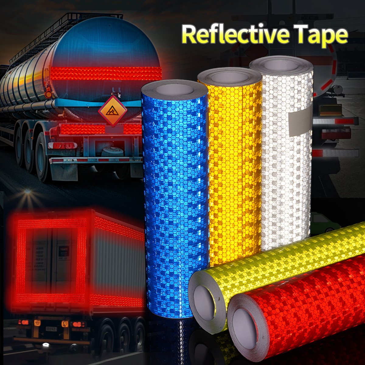 Woodworking Classes - Reflective Safety Mark Tape Stickers Self