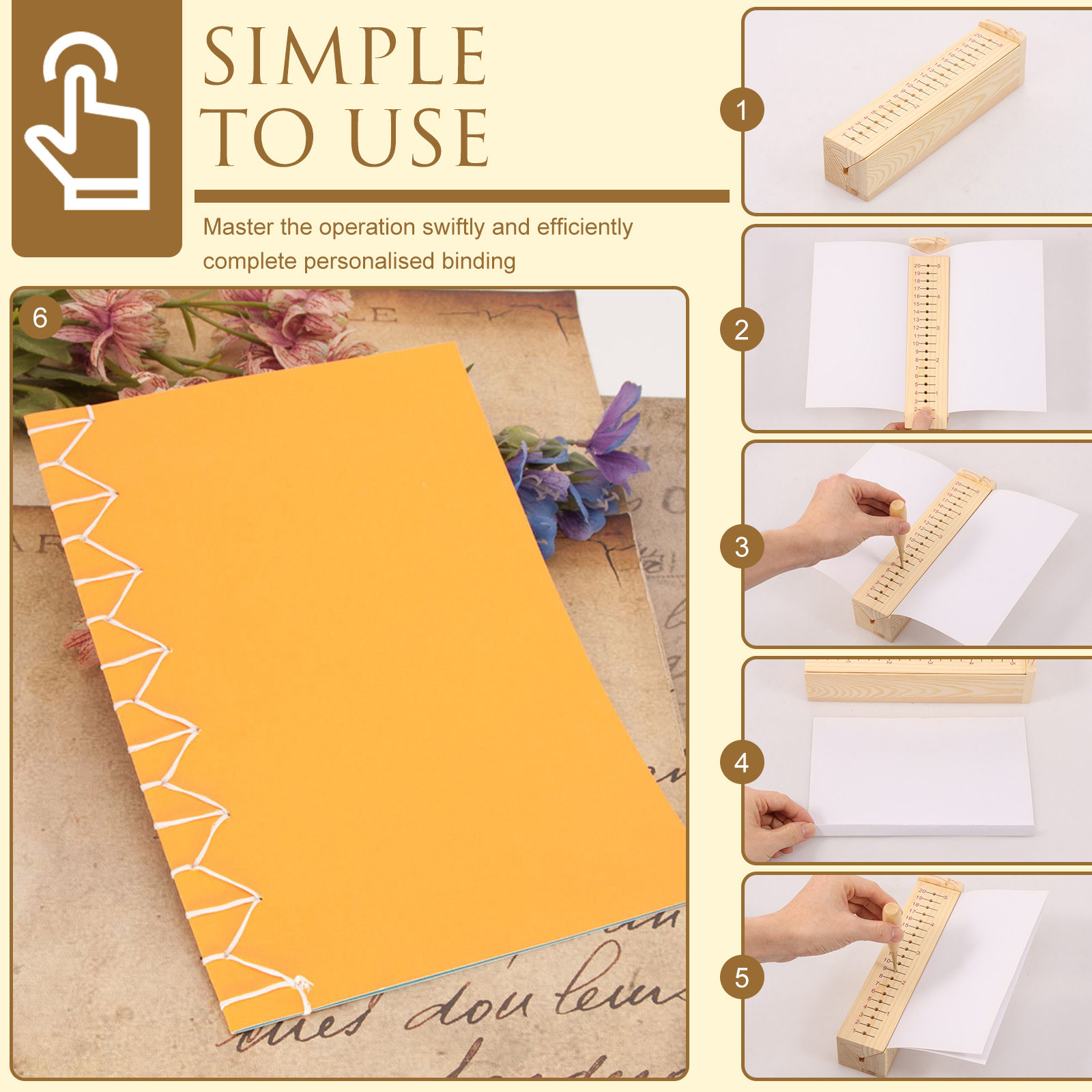 Wood Bookbinding Punching Crad - огляд і ціна Woodworking Book