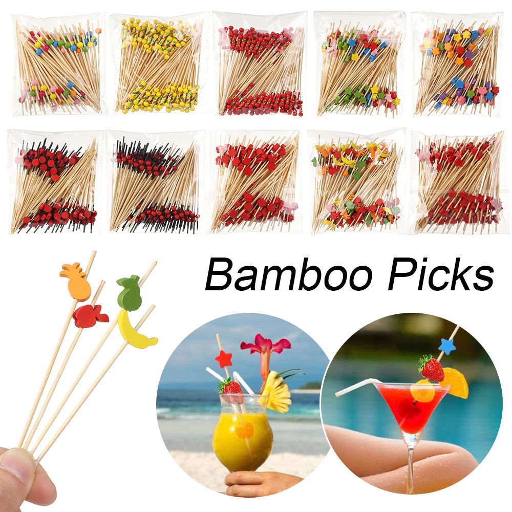 100Pcs Disposable Bamboo Picks - огляд і ціна Woodworking School