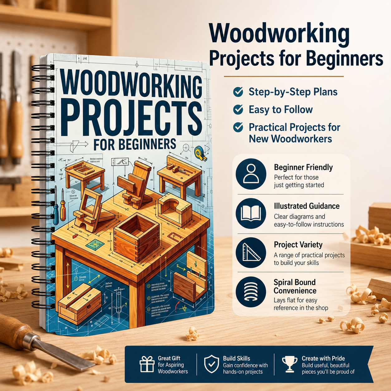 Beginner Woodwork Guide DIY Ho - огляд і ціна Woodworking Ideas For Adults