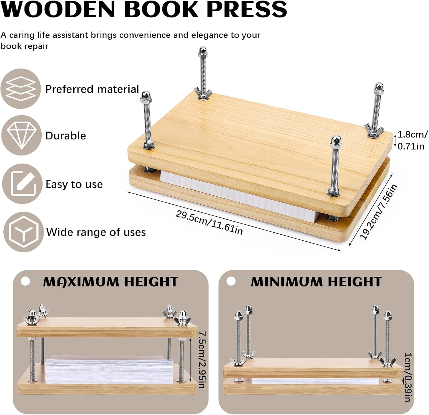 Wooden Book Press, Book Bindin - огляд і ціна Woodworking Book