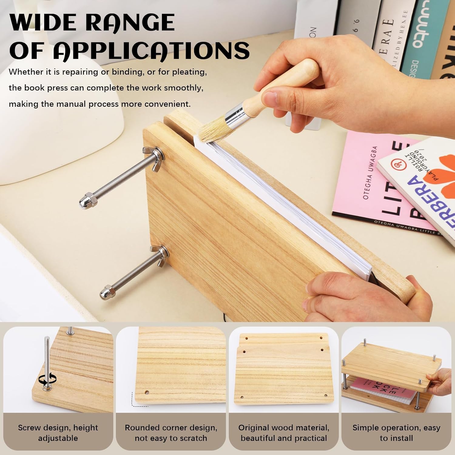 Wooden Book Press, Book Bindin - огляд і ціна Woodworking Book