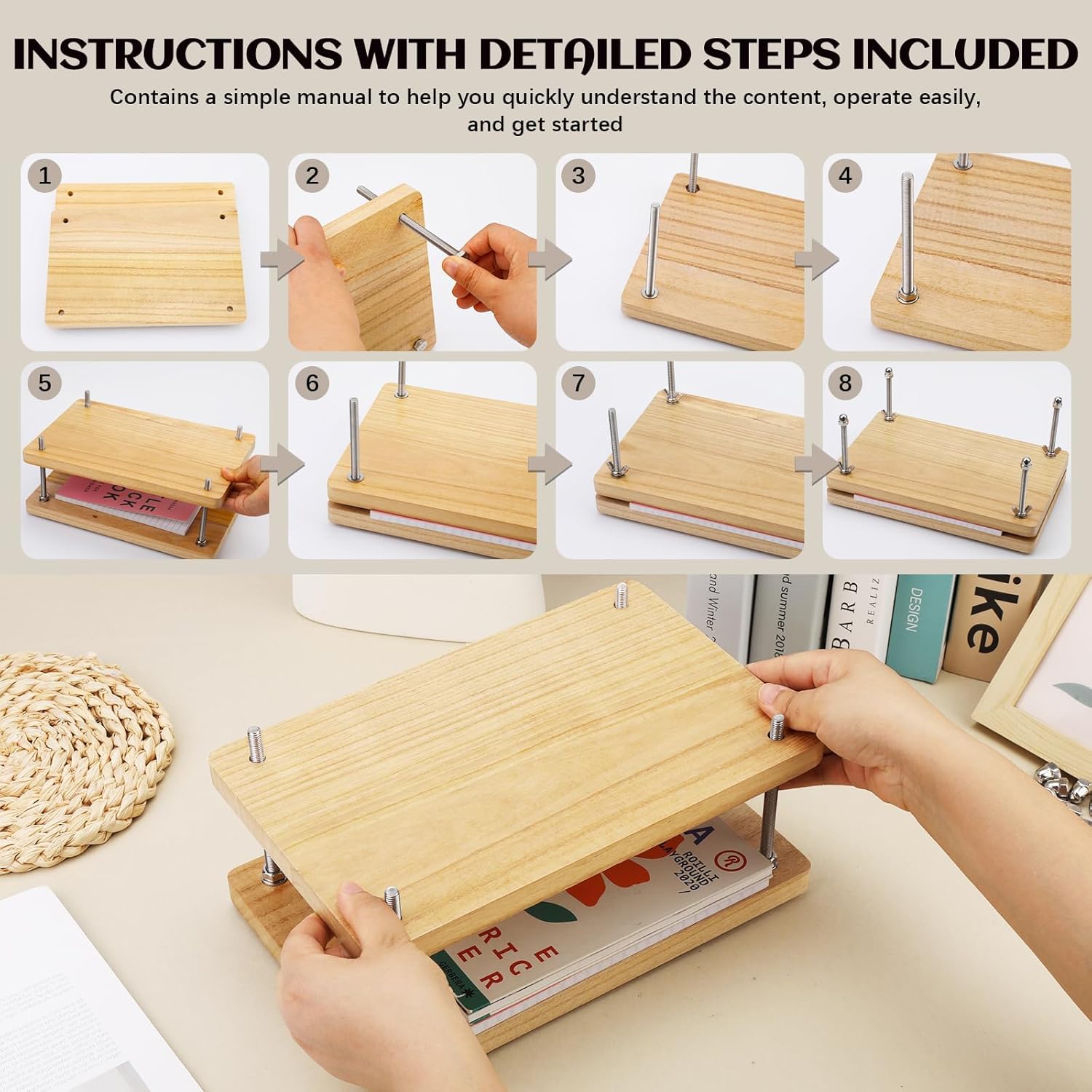 Wooden Book Press, Book Bindin - огляд і ціна Woodworking Book