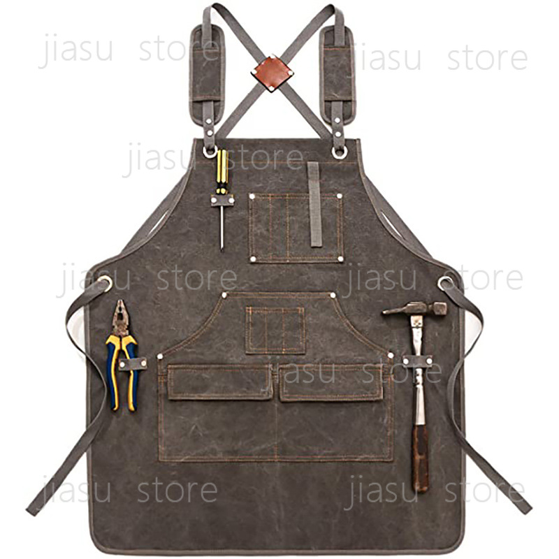 Thick Canvas Tool Apron Custom - огляд і ціна Woodworking Logo Design