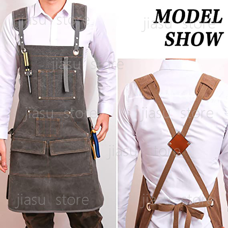 Thick Canvas Tool Apron Custom - огляд і ціна Woodworking Logo Design