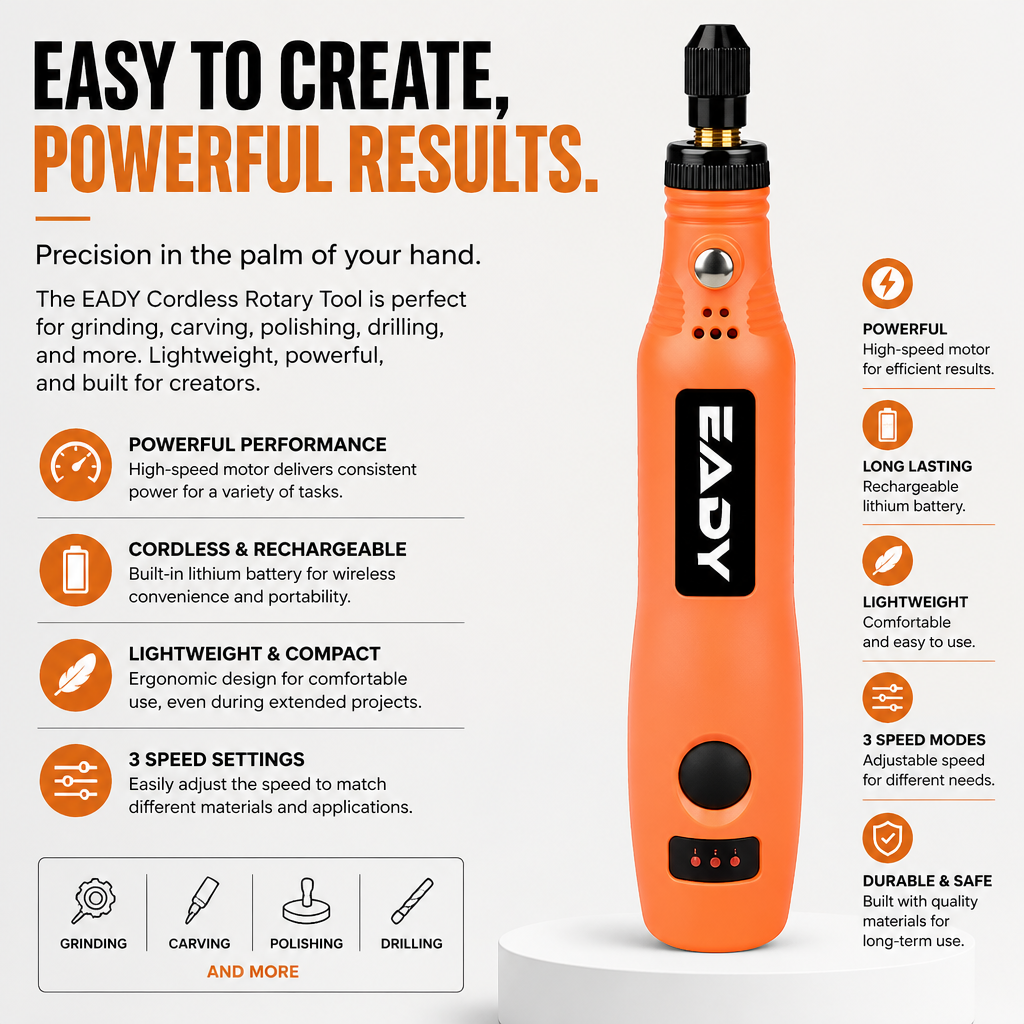 USB Cordless Rotary Tool Kit – - огляд і ціна Woodworking Power Tools