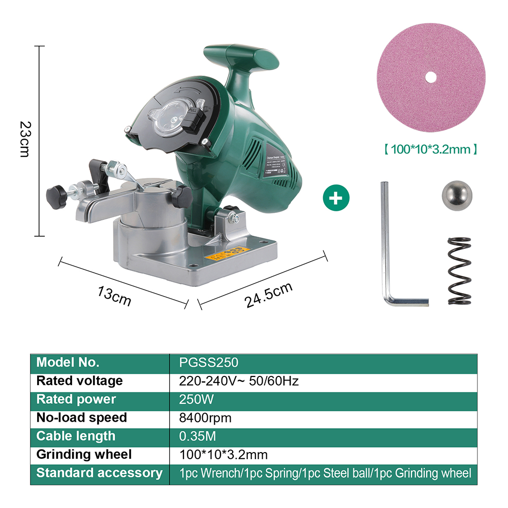 POSENPRO 250W ChainSaw Sharpen - огляд і ціна Woodworking Electric Saw