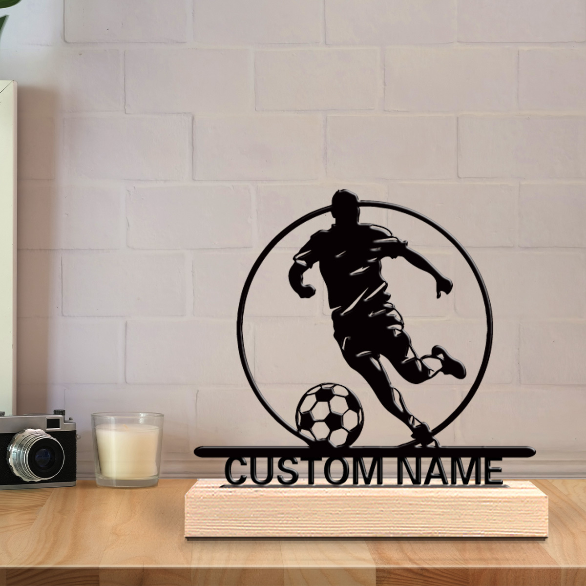 Custom Soccer Player Metal Sta - огляд і ціна Woodworking School