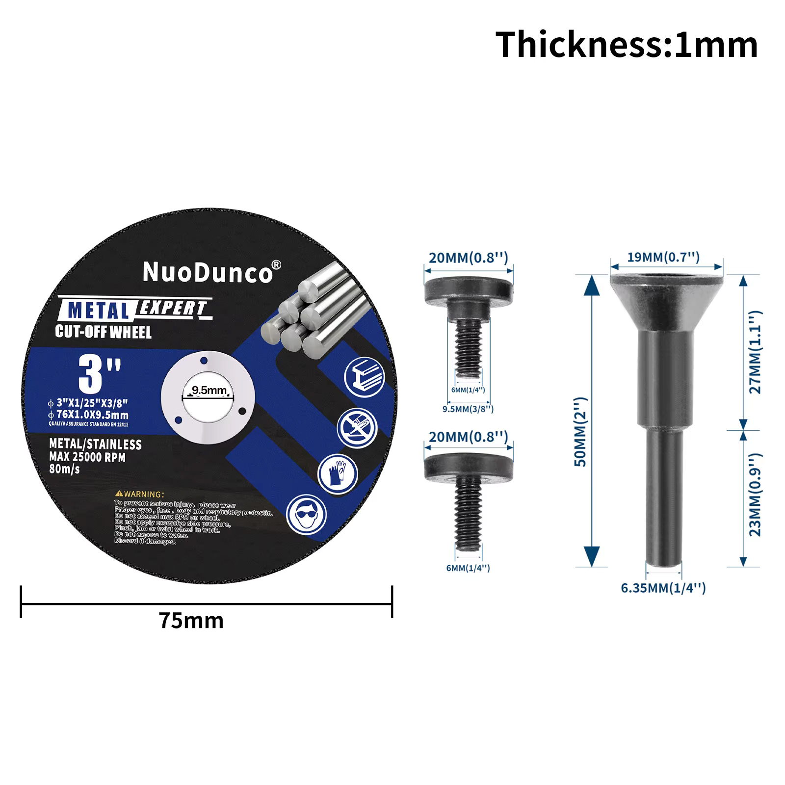 75mm Cut-off-Wheel Mini Metal  - огляд і ціна Band Saw Blade