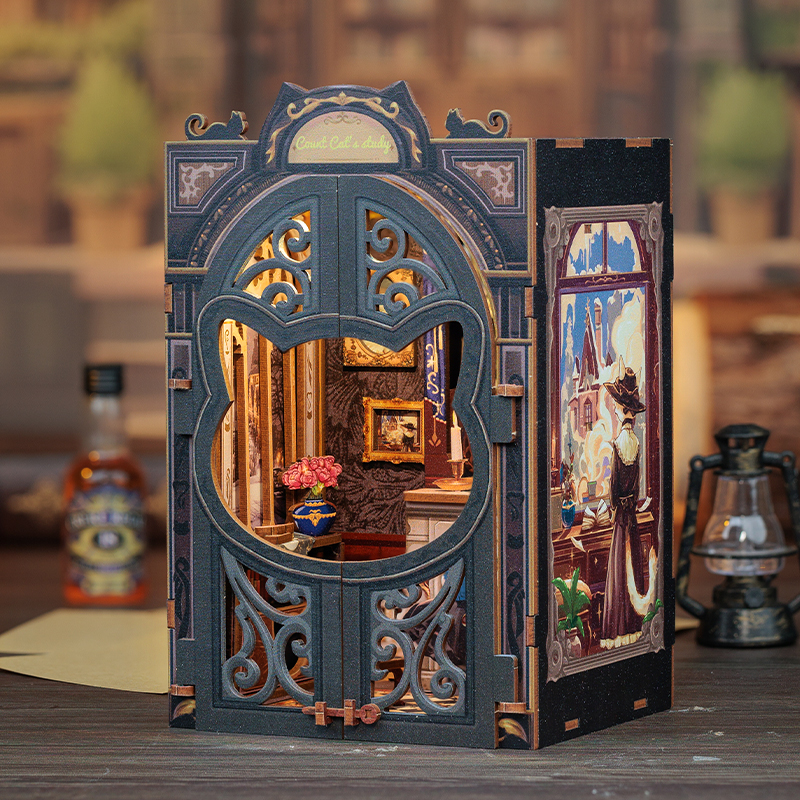 CUTEBEE 3D Puzzle DIY Book Noo - огляд і ціна Woodworking Book