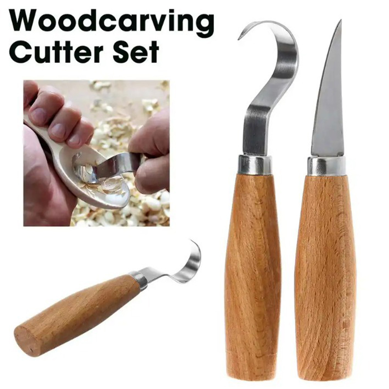 Wood Carving Knife Chisel Hook - огляд і ціна Woodworking Joinery