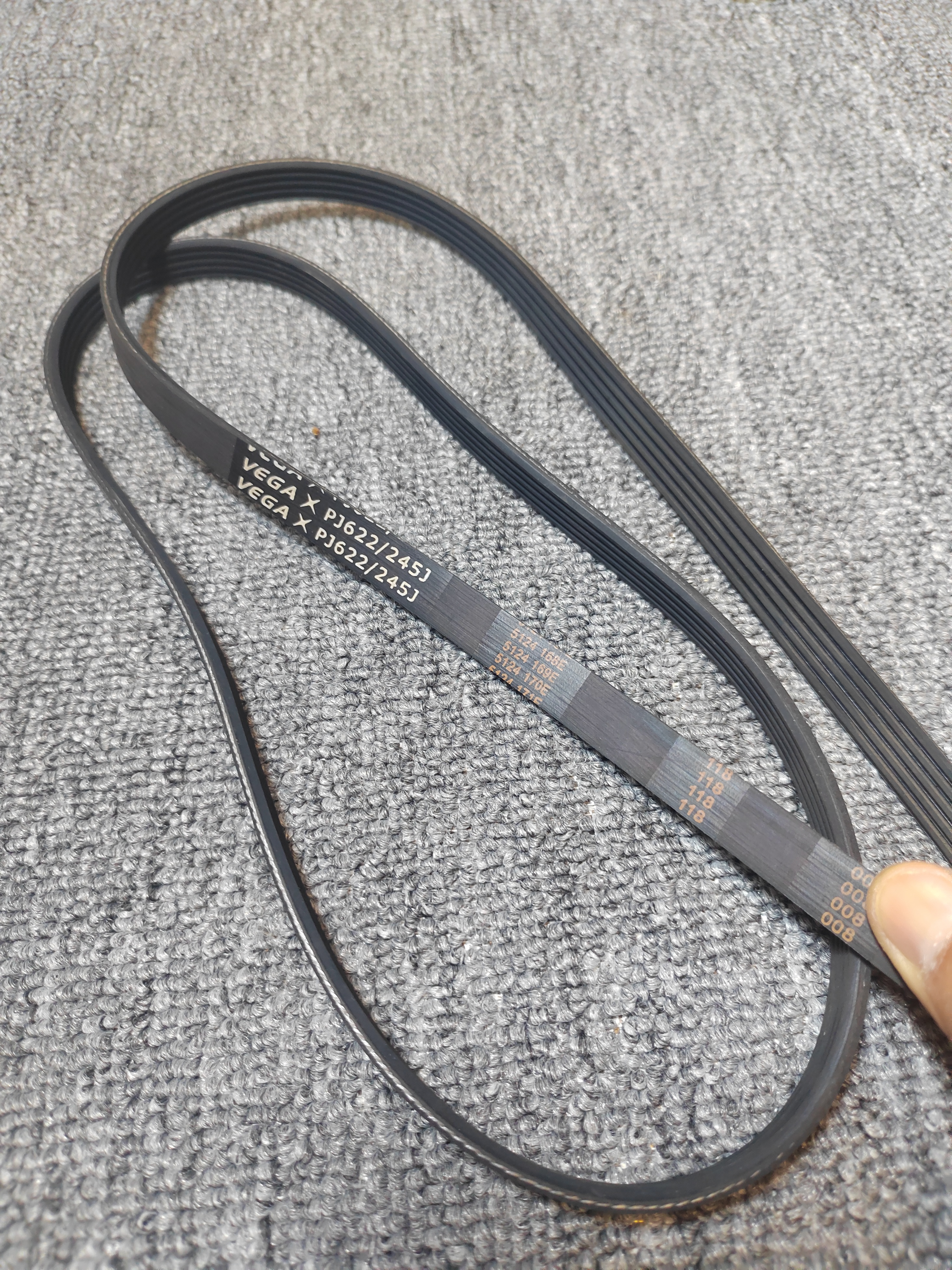 2PCS  Rubber multi-wedge belt  - огляд і ціна Woodworking Basic Tools