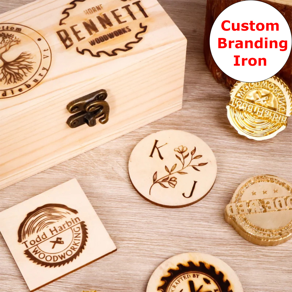 Custom Branding Iron for Food  - огляд і ціна Woodworking Logo Design