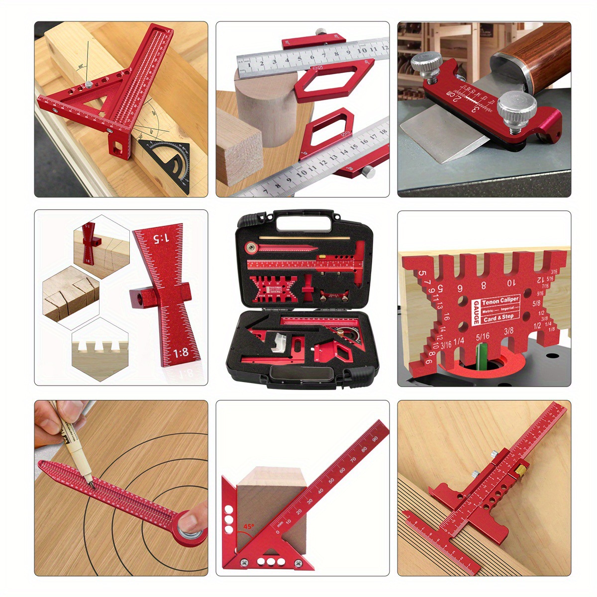 10-Piece Carpentry Measuring T - огляд і ціна Woodworking Free Plans