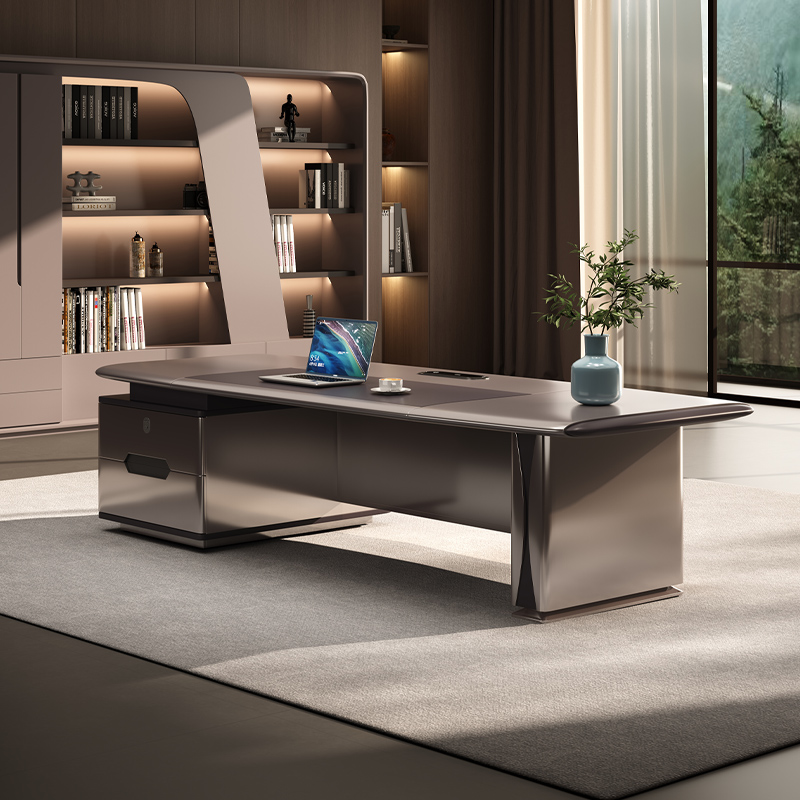 Modern Brown Office Desk Whole - огляд і ціна Woodworking Supplier