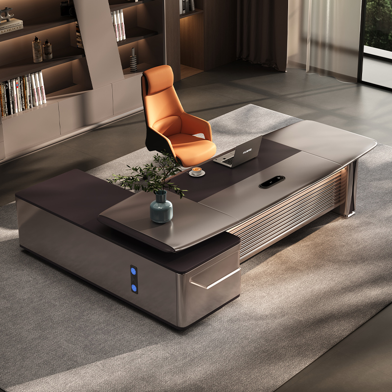 Modern Brown Office Desk Whole - огляд і ціна Woodworking Supplier