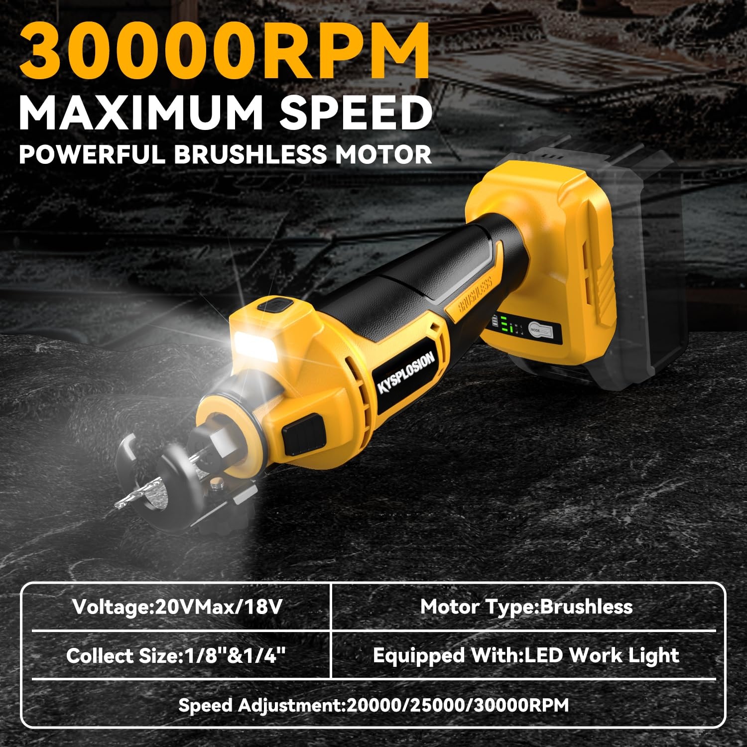 3 Gears Brushless Electric Dry - огляд і ціна Woodworking Power Tools