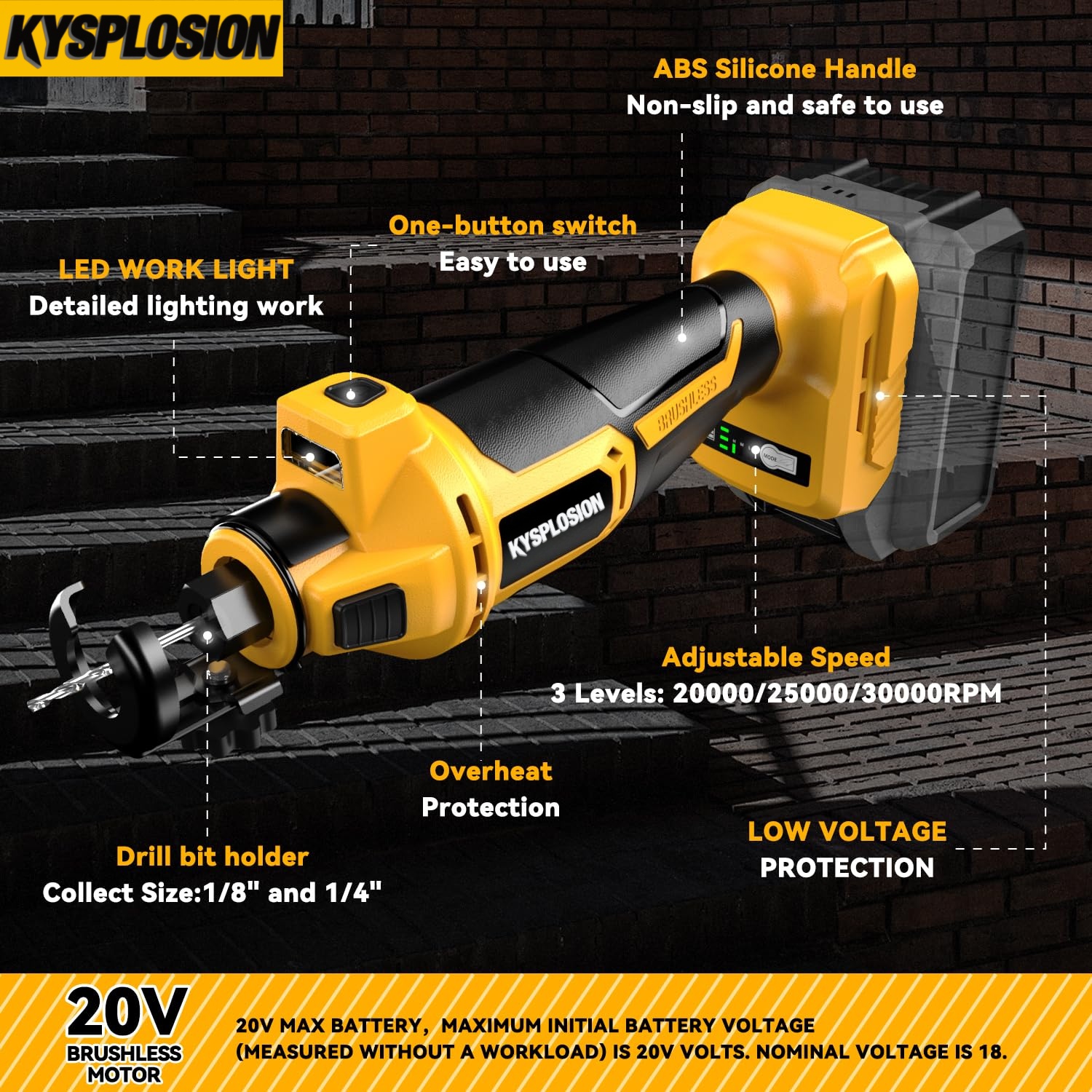 3 Gears Brushless Electric Dry - огляд і ціна Woodworking Power Tools