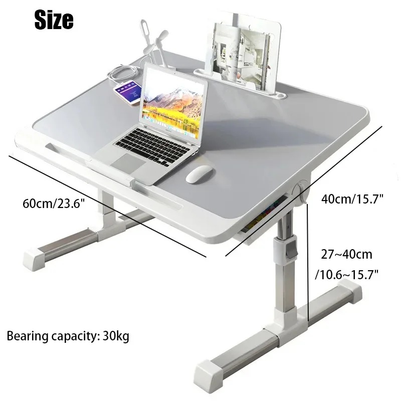 Laptop Bed Tray Table Adjustab - огляд і ціна Woodworking School