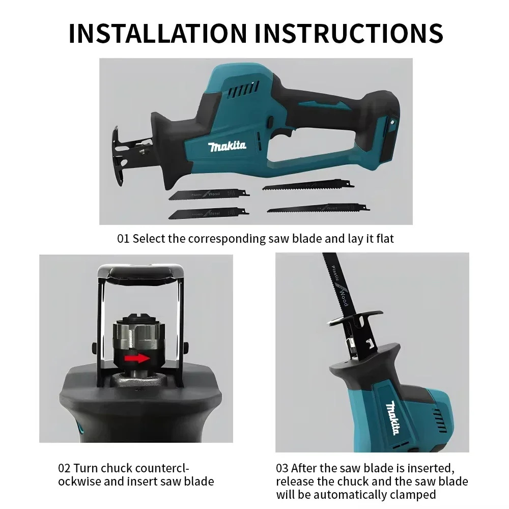 Makita DJR189 18V Cordless Ele - огляд і ціна Woodworking Power Tools