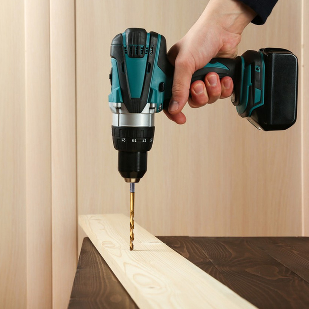 13pcs Titanium Coated Twist Dr - огляд і ціна Woodworking Drill
