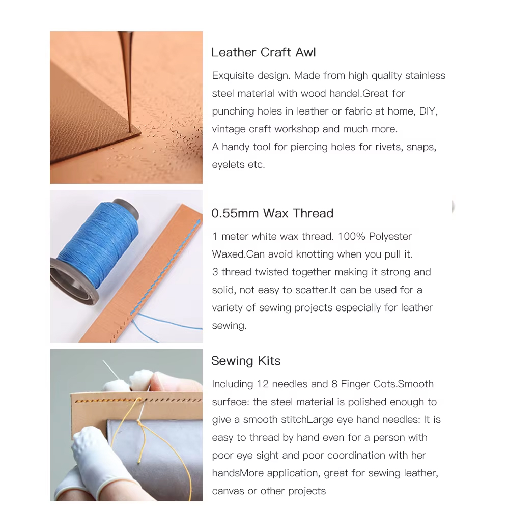 WUTA Professional Leather Craf - огляд і ціна Woodworking Basic Tools