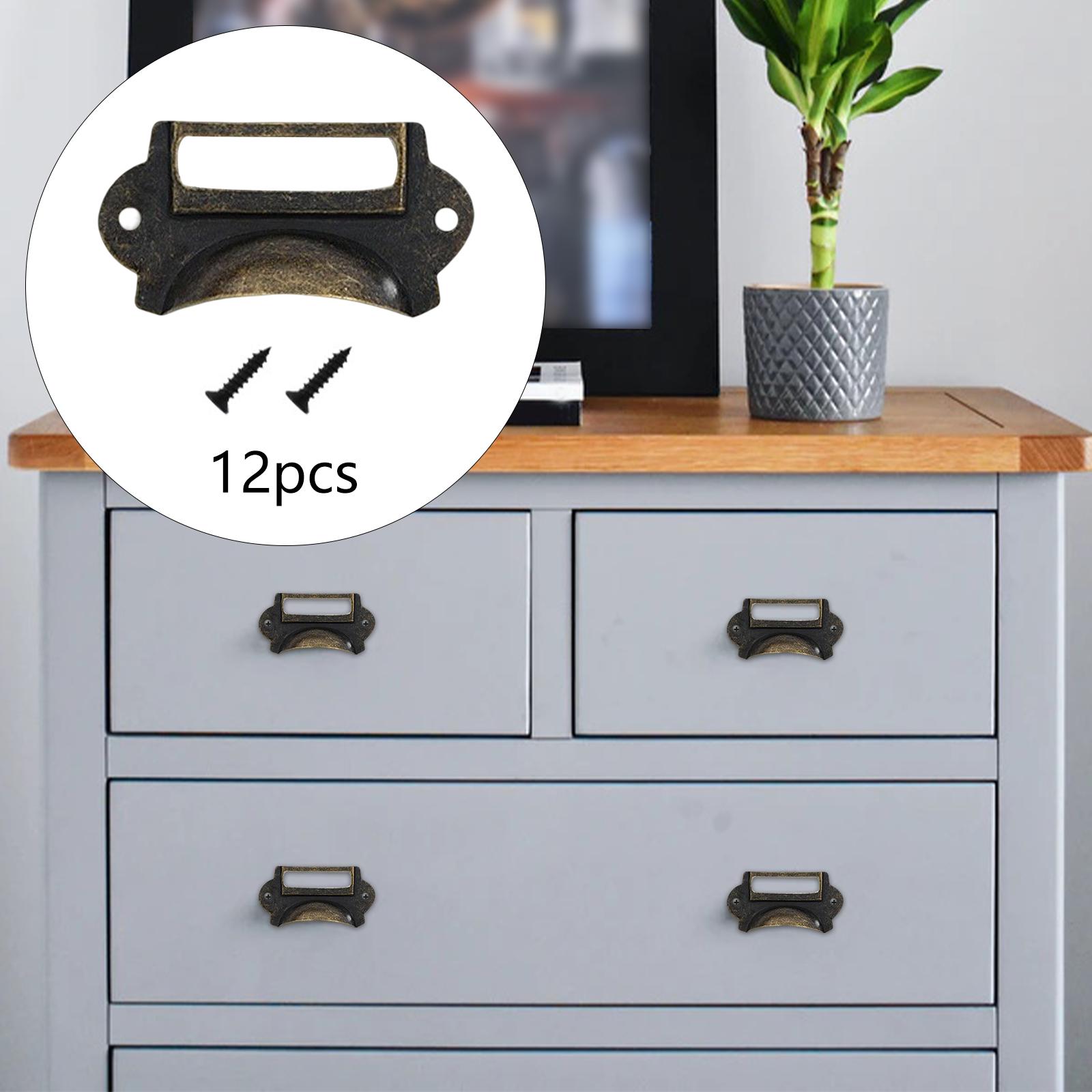 12Pcs Retro Style Drawer Pulls - огляд і ціна Woodworking Names