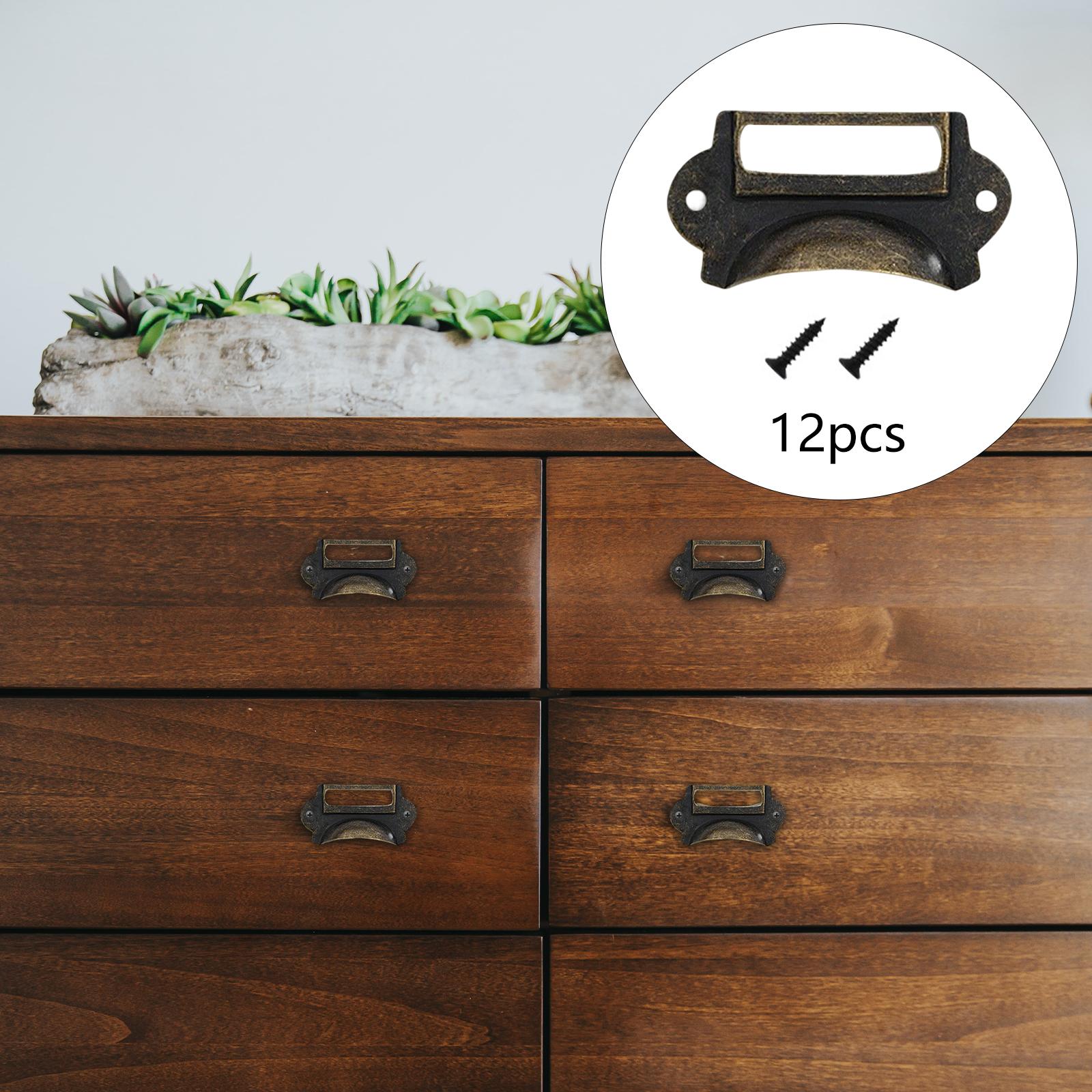 12Pcs Retro Style Drawer Pulls - огляд і ціна Woodworking Names