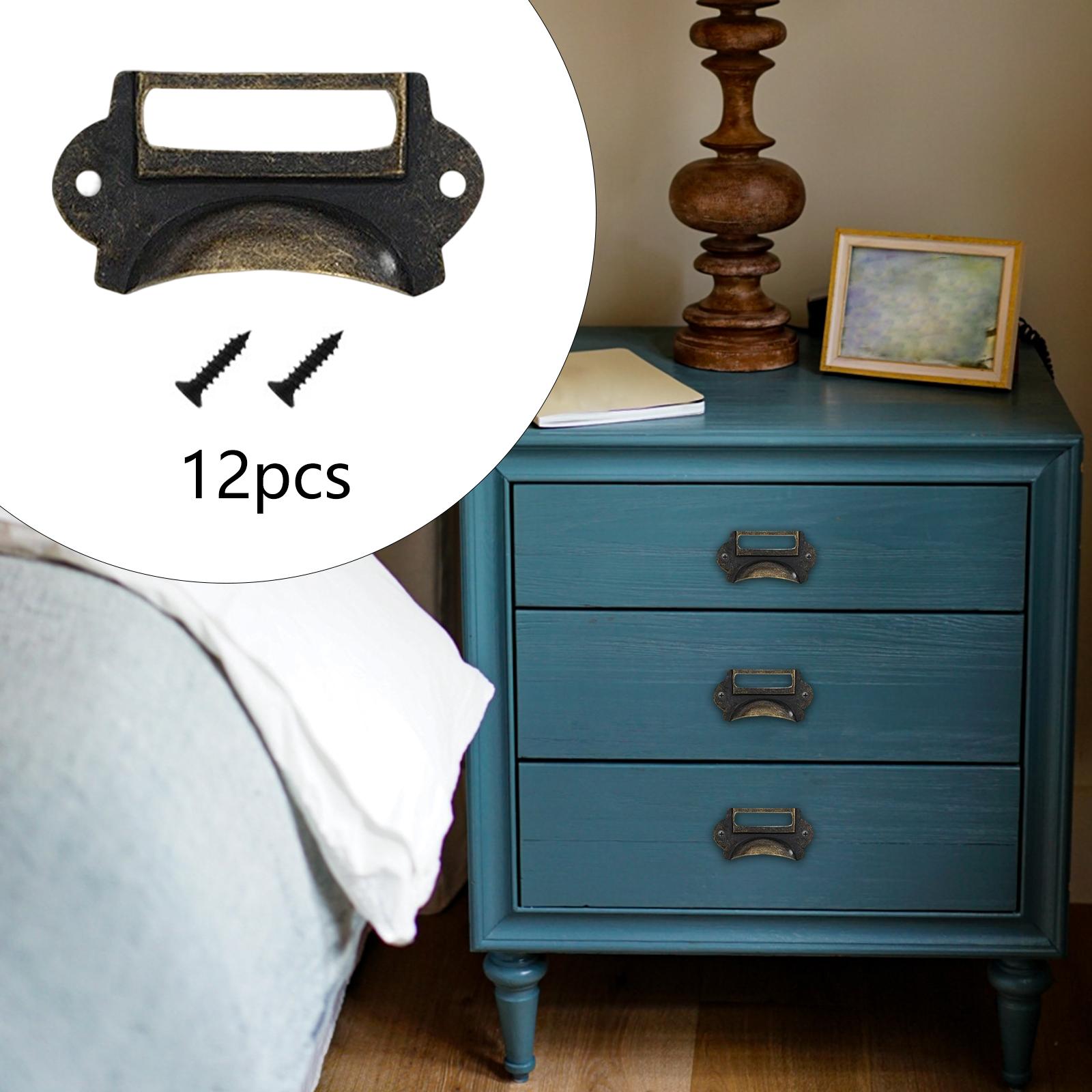 12Pcs Retro Style Drawer Pulls - огляд і ціна Woodworking Names