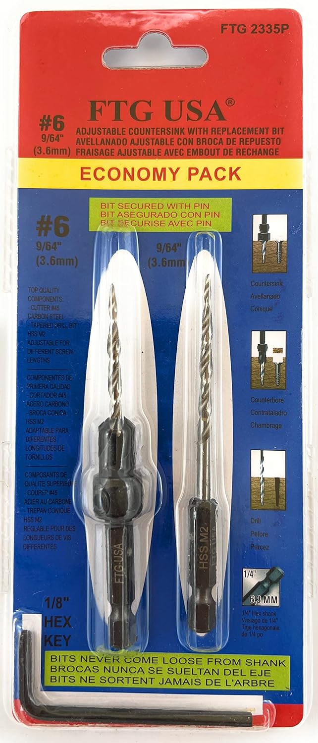 Adjustable Wood Countersink Dr - огляд і ціна Woodworking Drill
