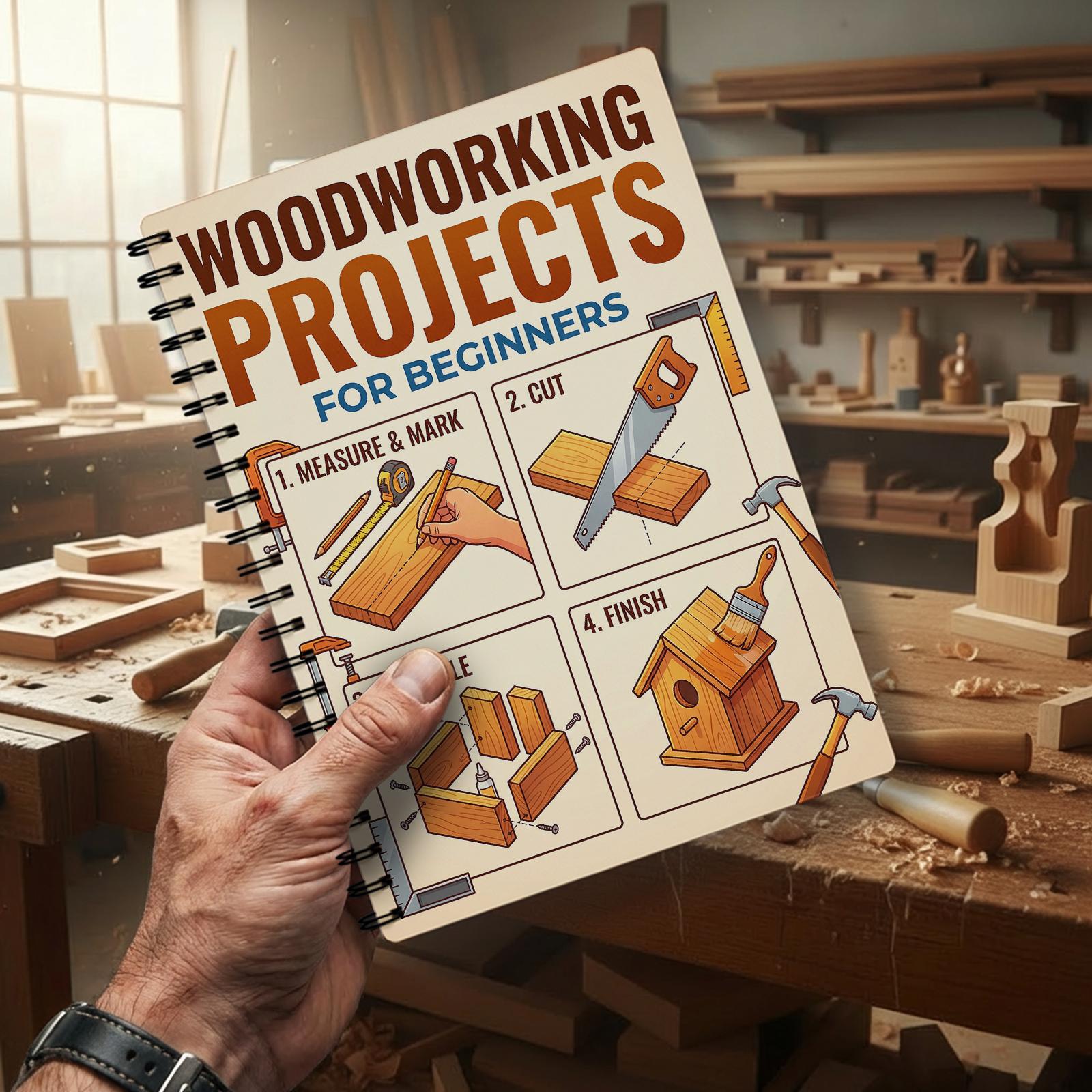 Woodworking Book for Beginners - огляд і ціна Woodworking Basic Tools