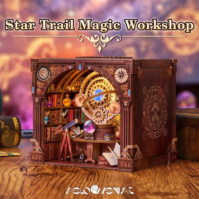 Book Nook Kit Star Trail Magic - огляд і ціна Woodworking Book