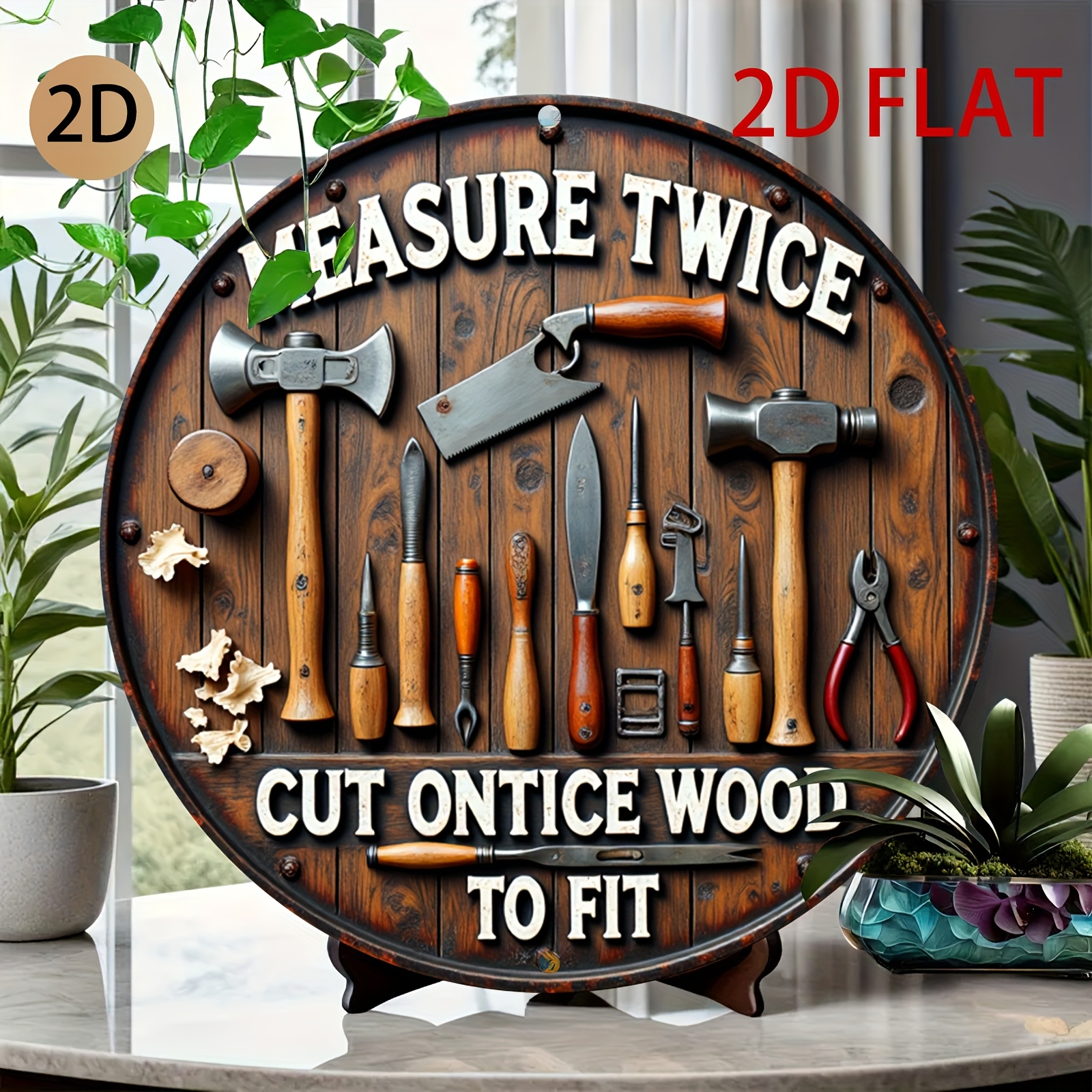 2D planar circular wooden tool - огляд і ціна Woodworking Logo Design